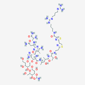 molecular formula C60H97N23O21S2 B228749 Phleomycin E CAS No. 11031-13-3