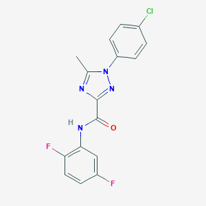 1-(4-chlorophenyl)-N-(2,5-difluorophenyl)-5-methyl-1H-1,2,4-triazole-3-carboxamide