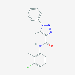 N-(3-chloro-2-methylphenyl)-5-methyl-1-phenyl-1H-1,2,3-triazole-4-carboxamide