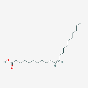 molecular formula C22H42O2 B228865 鲸蜡硬脂酸 CAS No. 1002-96-6