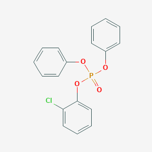 molecular formula C18H14ClO4P B228908 o-Chlorophenyl diphenyl phosphate CAS No. 115-85-5