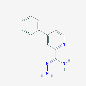 molecular formula C13H14N4O B228953 4-Phenyl-picolinimidsaeurehydrazid CAS No. 1019-80-3