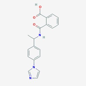 molecular formula C19H17N3O3 B229004 N-[1-(4-Imidazol-1-yl-phenyl)-ethyl]-phthalamic acid 