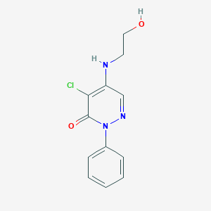 4-chloro-5-[(2-hydroxyethyl)amino]-2-phenyl-3(2H)-pyridazinone