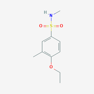 molecular formula C10H15NO3S B229012 4-ethoxy-N,3-dimethylbenzenesulfonamide 