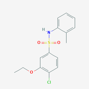 4-chloro-3-ethoxy-N-(2-methylphenyl)benzenesulfonamide