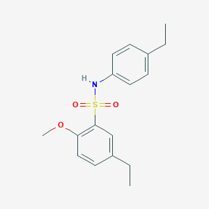 5-ethyl-N-(4-ethylphenyl)-2-methoxybenzenesulfonamide