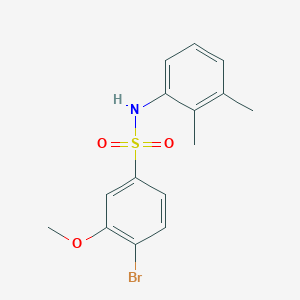 4-bromo-N-(2,3-dimethylphenyl)-3-methoxybenzenesulfonamide