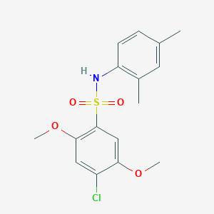 4-chloro-N-(2,4-dimethylphenyl)-2,5-dimethoxybenzenesulfonamide