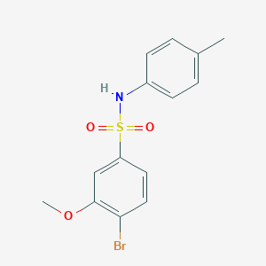 4-bromo-3-methoxy-N-(4-methylphenyl)benzenesulfonamide