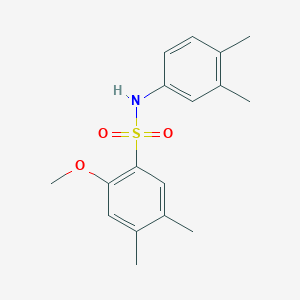 N-(3,4-dimethylphenyl)-2-methoxy-4,5-dimethylbenzenesulfonamide