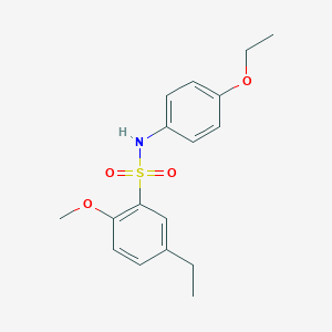 N-(4-ethoxyphenyl)-5-ethyl-2-methoxybenzenesulfonamide