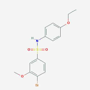 4-bromo-N-(4-ethoxyphenyl)-3-methoxybenzenesulfonamide