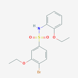 4-bromo-3-ethoxy-N-(2-ethoxyphenyl)benzenesulfonamide