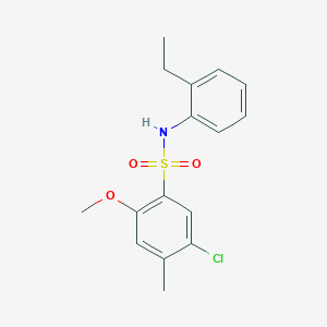 5-chloro-N-(2-ethylphenyl)-2-methoxy-4-methylbenzenesulfonamide