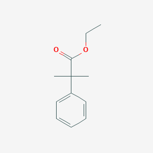 molecular formula C12H16O2 B022911 2-甲基-2-苯基丙酸乙酯 CAS No. 2901-13-5