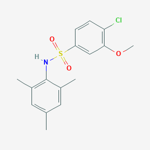 4-chloro-N-mesityl-3-methoxybenzenesulfonamide
