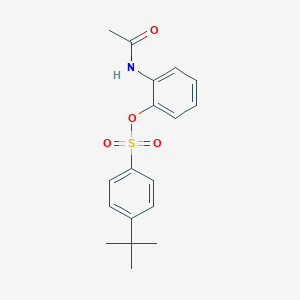 2-(Acetylamino)phenyl 4-tert-butylbenzenesulfonate