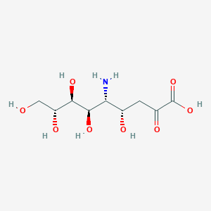 (4S,5R,6R,7S,8R)-5-amino-4,6,7,8,9-pentahydroxy-2-oxononanoic acid