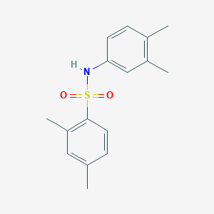 molecular formula C16H19NO2S B229182 N-(3,4-dimethylphenyl)-2,4-dimethylbenzenesulfonamide 