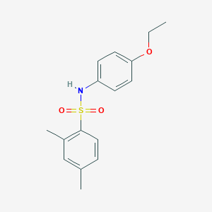 molecular formula C16H19NO3S B229184 N-(4-ethoxyphenyl)-2,4-dimethylbenzenesulfonamide 