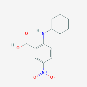 molecular formula C13H16N2O4 B229199 2-(Cyclohexylamino)-5-nitrobenzoic acid CAS No. 66380-72-1