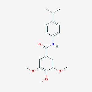 3,4,5-trimethoxy-N-[4-(propan-2-yl)phenyl]benzamide