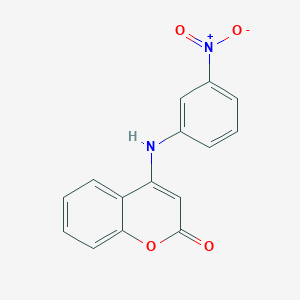 4-(3-NITROANILINO)-2H-CHROMEN-2-ONE