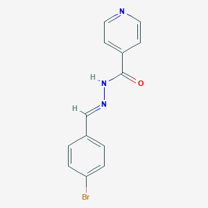 molecular formula C13H10BrN3O B229215 N'-(4-bromobenzylidene)isonicotinohydrazide 