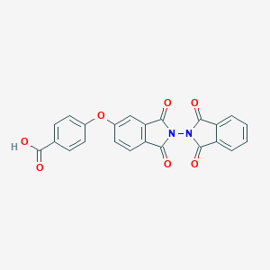 molecular formula C23H12N2O7 B229229 4-[(1,1',3,3'-Tetraoxo-1,1',3,3'-tetrahydro-2,2'-biisoindol-5-yl)oxy]benzoic acid 