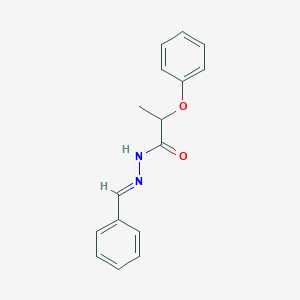 molecular formula C16H16N2O2 B229239 N'-benzylidene-2-phenoxypropanohydrazide 