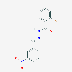 2-bromo-N'-(3-nitrobenzylidene)benzohydrazide