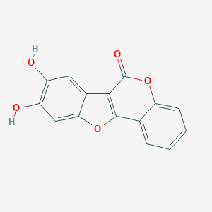 8,9-dihydroxy-6H-[1]benzofuro[3,2-c]chromen-6-one