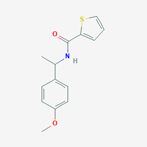 molecular formula C14H15NO2S B229252 N-[1-(4-methoxyphenyl)ethyl]-2-thiophenecarboxamide 