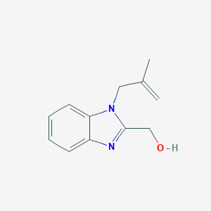 molecular formula C12H14N2O B229278 [1-(2-Methyl-allyl)-1H-benzoimidazol-2-yl]-methanol 