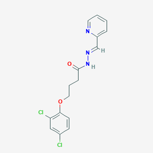 molecular formula C16H15Cl2N3O2 B229287 4-(2,4-dichlorophenoxy)-N'-(2-pyridinylmethylene)butanohydrazide 