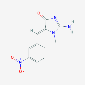 molecular formula C11H10N4O3 B229295 2-Imino-1-methyl-5-(3-nitrobenzylidene)-4-imidazolidinone 