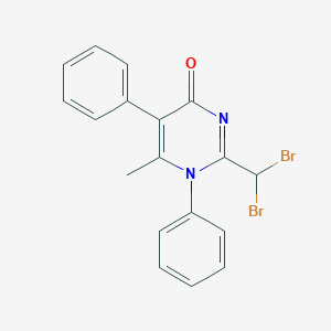 2-(dibromomethyl)-6-methyl-1,5-diphenyl-4(1H)-pyrimidinone