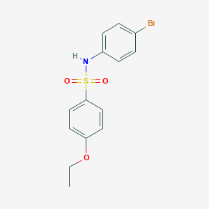 molecular formula C14H14BrNO3S B229299 N-(4-bromophenyl)-4-ethoxybenzenesulfonamide 