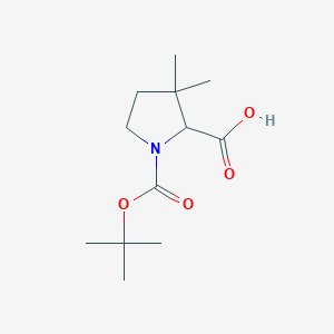 B022930 rac N-Boc-3,3-dimethyl-2-pyrrolidenecarboxylic Acid CAS No. 143979-40-2