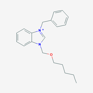 1-[(Pentyloxy)methyl]-3-benzyl-3H-benzimidazol-1-ium