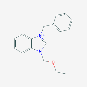 1-(Ethoxymethyl)-3-benzyl-3H-benzimidazol-1-ium