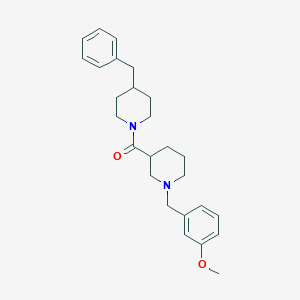 molecular formula C26H34N2O2 B229394 (4-Benzylpiperidin-1-yl)[1-(3-methoxybenzyl)piperidin-3-yl]methanone 