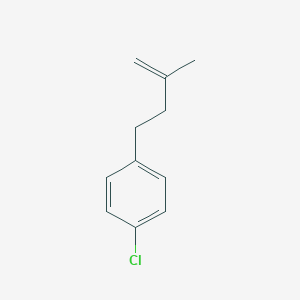 molecular formula C11H13Cl B022940 4-(4-氯苯基)-2-甲基-1-丁烯 CAS No. 106897-78-3