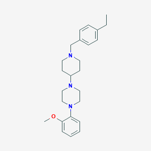 1-[1-(4-Ethylbenzyl)piperidin-4-yl]-4-(2-methoxyphenyl)piperazine