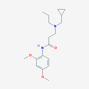 3-[(cyclopropylmethyl)(propyl)amino]-N-(2,4-dimethoxyphenyl)propanamide