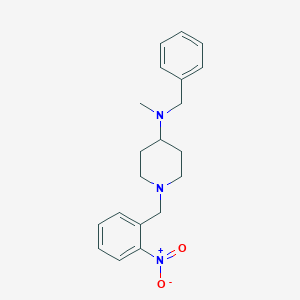 molecular formula C20H25N3O2 B229424 N-benzyl-N-methyl-1-(2-nitrobenzyl)-4-piperidinamine 