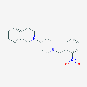 2-[1-(2-Nitrobenzyl)-4-piperidinyl]-1,2,3,4-tetrahydroisoquinoline
