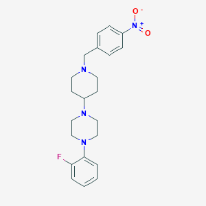 1-(2-Fluorophenyl)-4-[1-(4-nitrobenzyl)-4-piperidinyl]piperazine