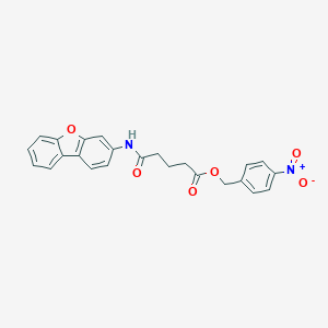 4-Nitrobenzyl 5-(dibenzo[b,d]furan-3-ylamino)-5-oxopentanoate